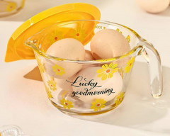 Стеклянный мерный стакан с крышкой и фильтром-ситечком - Фото 7