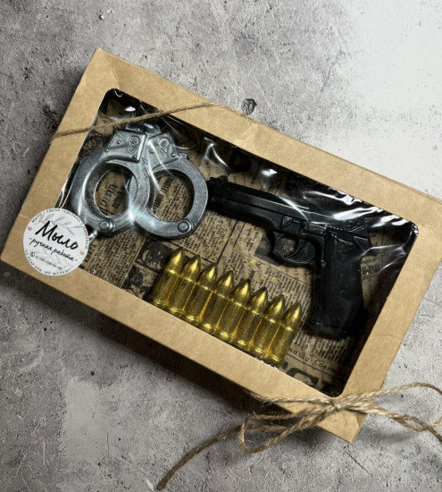 Подарочный набор сувенирного мыла для мужчин