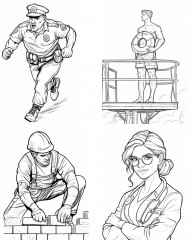 Детская раскраска «Мир профессий» - Фото 2