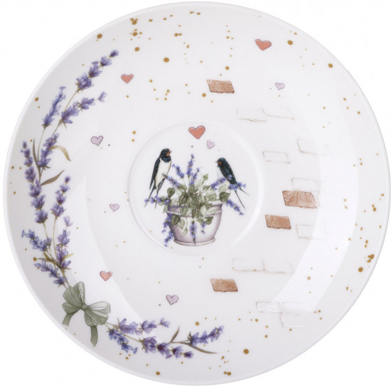 Чайная пара «Лавандовые коты»