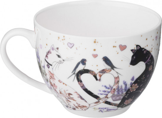 Набор чайный «Лавандовые коты»