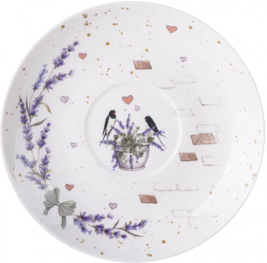 Чайная пара «Лавандовые коты»