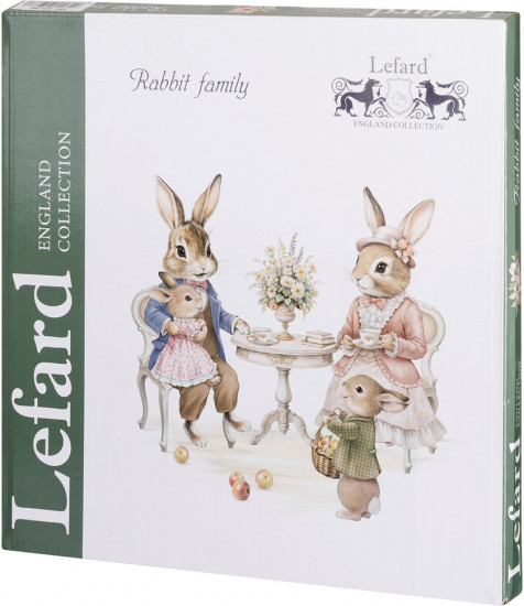 Тарелка обеденная «Rabbits family»