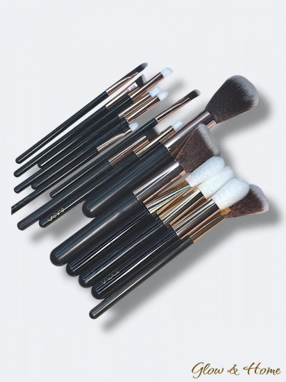 Набор кистей для макияжа с косметичкой