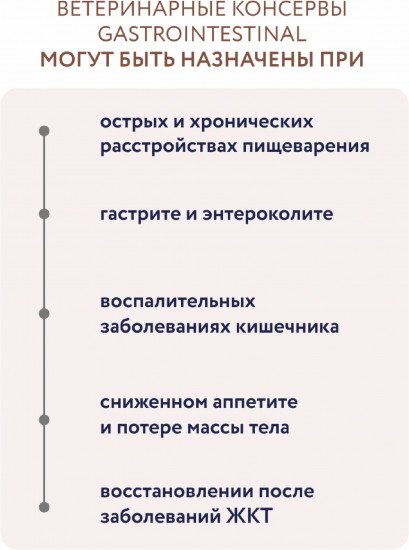 Ветеринарный влажный диетический корм для взрослых кошек при расстройствах пищеварения