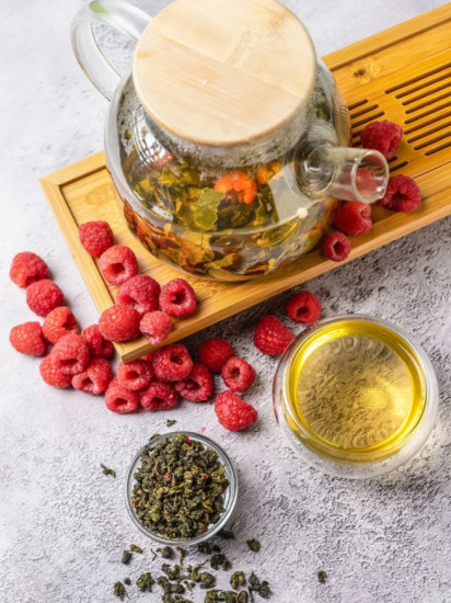 Чай зеленый листовой «Малиновый улун»