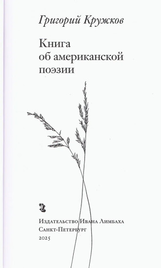 Книга об американской поэзии