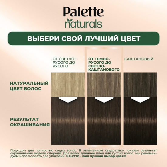 Краска для волос, оттенок 5-0 Светло-каштановый