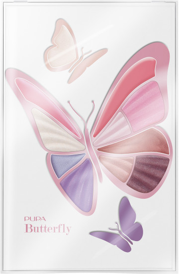 Палетка для макияжа «Butterfly Eyes & Lips Palette», оттенок Vibrant Violet