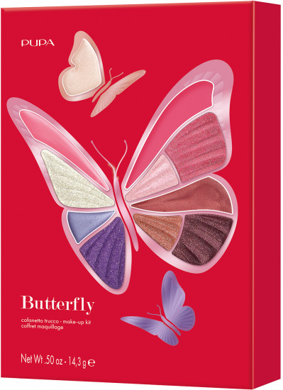 Палетка для макияжа «Butterfly Eyes & Lips Palette», оттенок Vibrant Violet