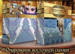 Комплект постельного белья «Хюррем» (арт. 11608, 1,5-спальный, LUX Перкаль, 2 наволочки 50х70) - Фото 3