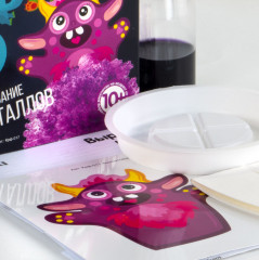 Набор для выращивания кристаллов «Фиолетовый монстрик» - Фото 3