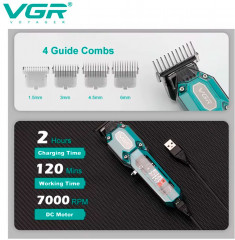 Триммер для стрижки профессиональный V-900 - Фото 4