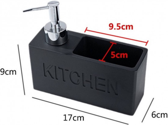 Дозатор для чистящего средства с металлической губкой