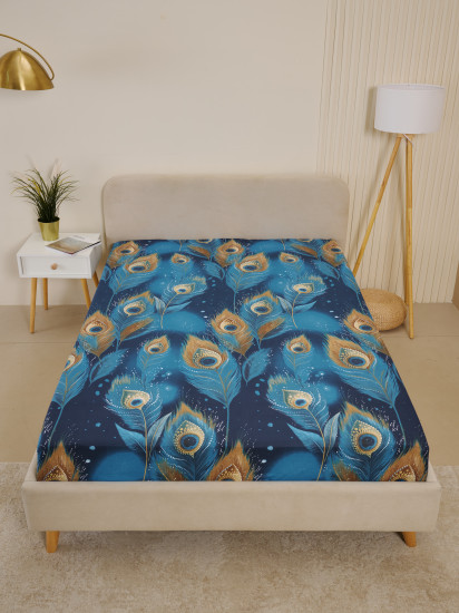 Простыня «Перо павлина»