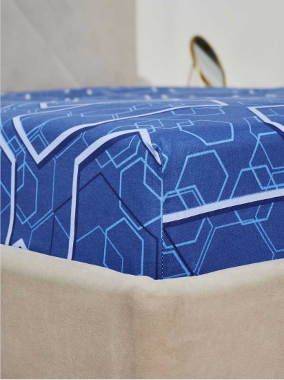 Простыня на резинке «Геометрия свечения»