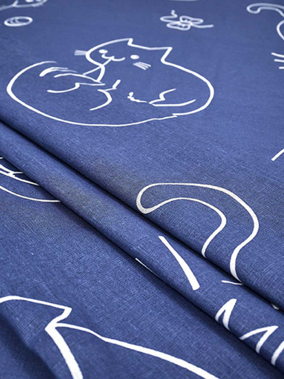 Простыня на резинке «Котики»