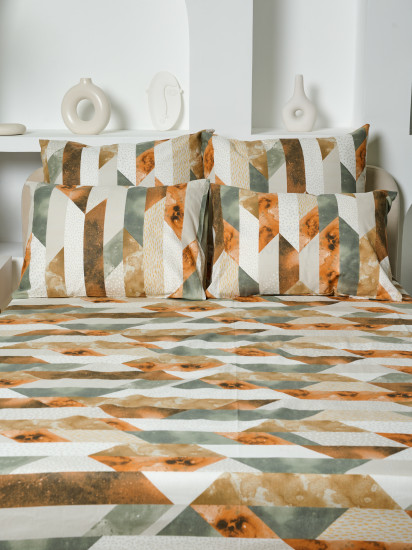 Простыня на резинке «Осколки осени»