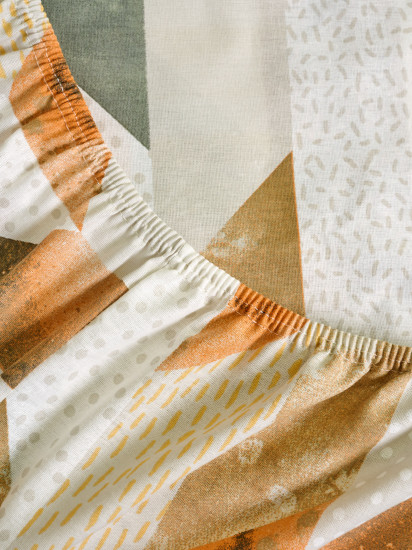 Простыня на резинке «Осколки осени»