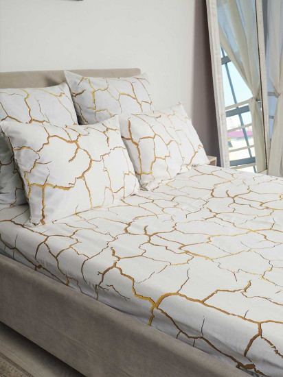 Простыня на резинке «Кракле»