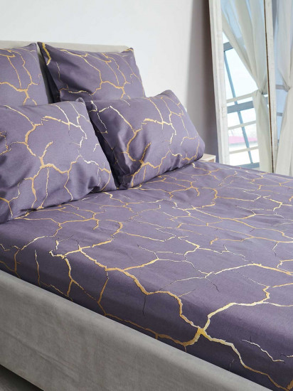 Простыня на резинке «Кракле»