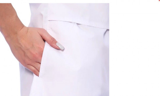 Халат медицинский белый «Габриэлла»