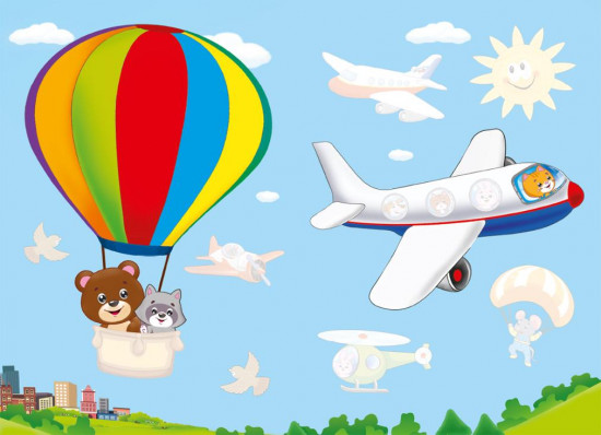 Летим. Познавательные наклейки