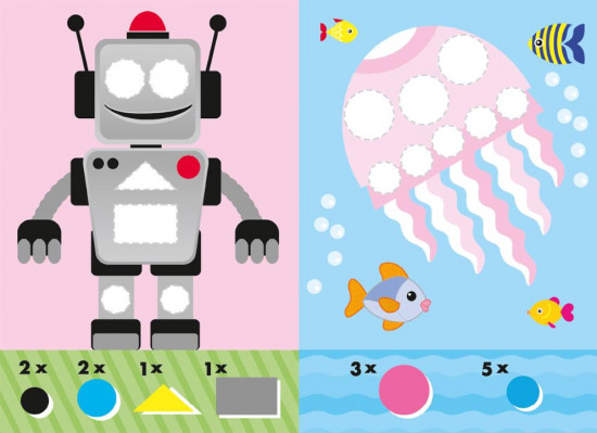 Божья коровка. Наклейки для малышей