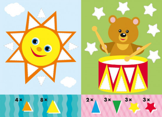 Мудрый осьминог. Наклейки для малышей