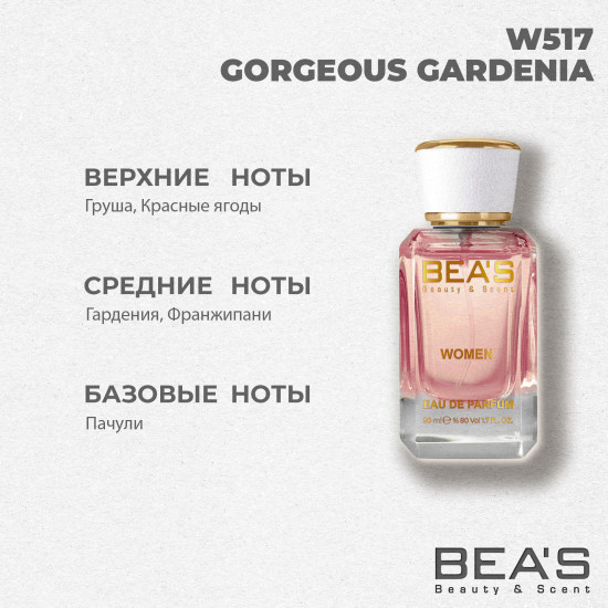 Парфюмированная вода по мотивам Gucci Flora Gorgeous Gardenia «W517»