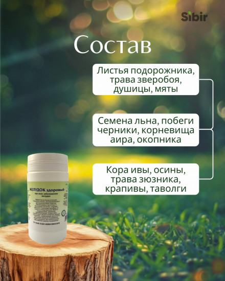 Таблетки «Желудок здоровый»