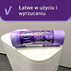 Пакеты для мусора с затяжками с ароматом лаванды - Фото 6