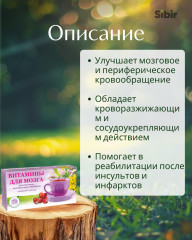 Напиток чайный «Витамины для мозга» - Фото 1