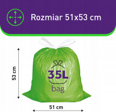 Пакеты для мусора с затяжками - Фото 6