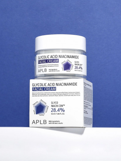 Крем с гликолевой кислотой и ниацинамидом «Glycolic Acid Niacinamide Facial Cream»