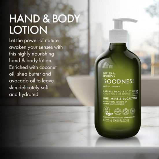 Лосьон для тела и рук «Lime, Mint & Eucalyptus Hand and Body Lotion. Лайм, мята и эвкалипт»