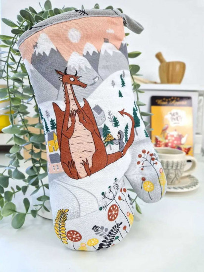 Комплект прихваток «Дракон»