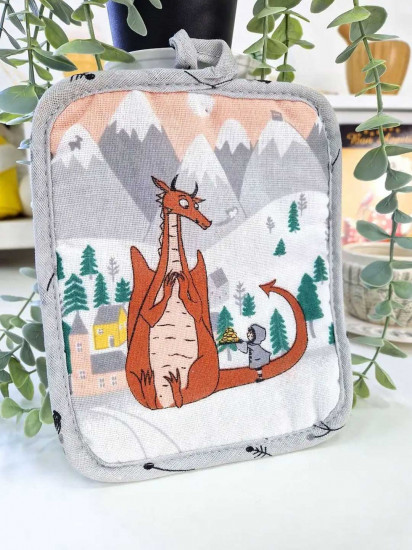 Комплект прихваток «Дракон»