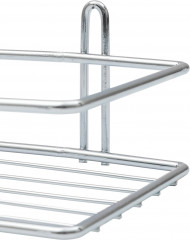 Полка для ванной комнаты прямоугольная прямая - Фото 1