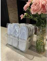 Тапочки махровые педикюрные - Фото 4