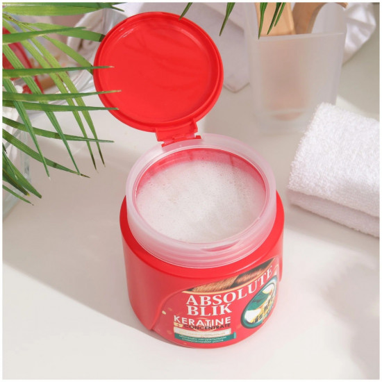 Buma Absolute Бальзам маска для волос с Кератином 500мл