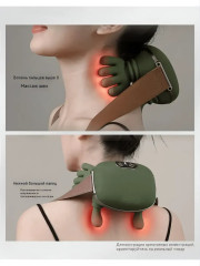 Умный массажер для шеи с 3D-разминанием и прогревом - Фото 7