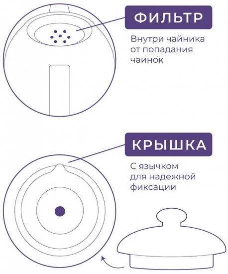 Чайник заварочный «Лоза»