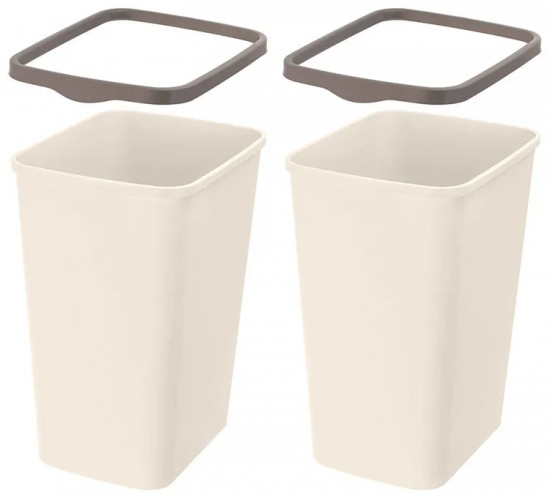 Набор ведер для мусора с фиксатором