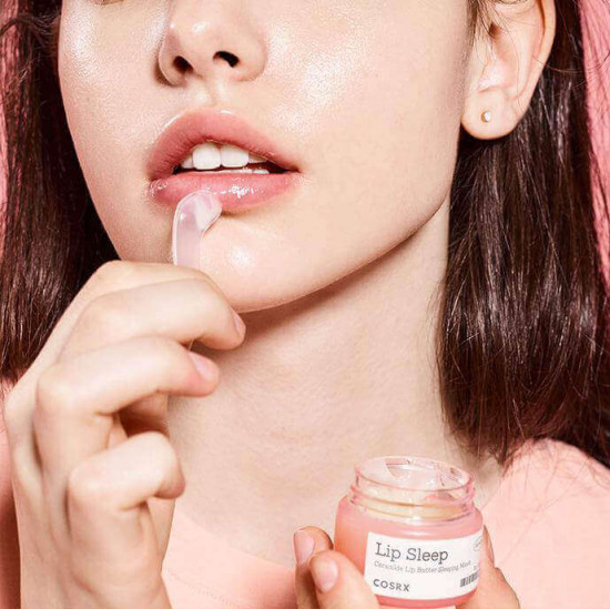 Увлажняющая ночная маска для губ с церамидами Balancium Ceramide Lip Butter Sleeping Mask