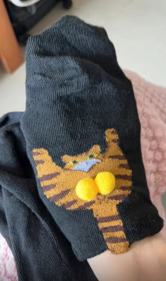 Носки с рыжими котиками