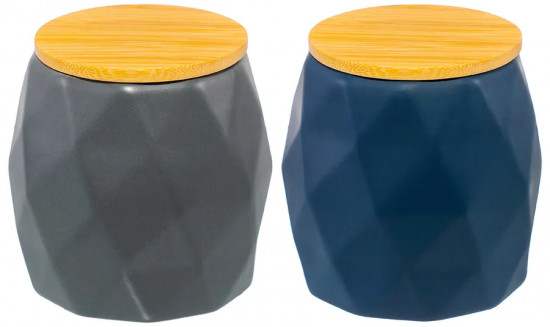 Набор банок для сыпучих продуктов с крышками