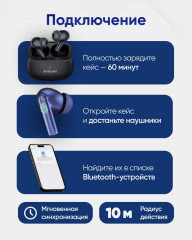 Наушники Pulse черный и Flow синий - Фото 7