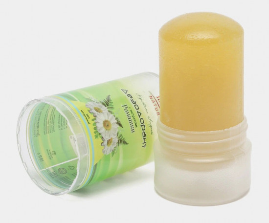 Дезодорант-алунит антибактериальный с экстрактом ромашки