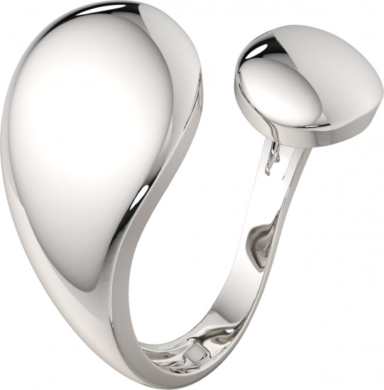 Кольцо разъемное из серебра
